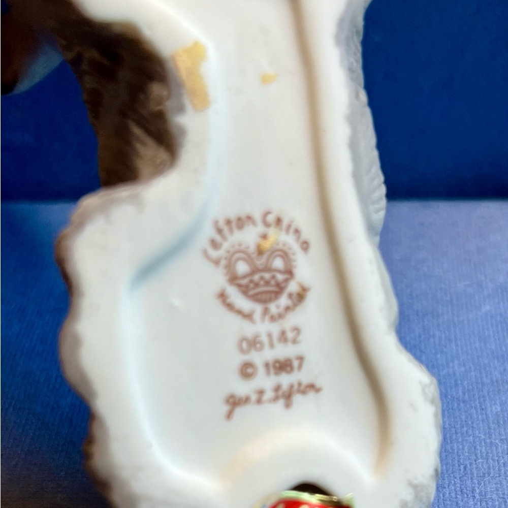 Schnauzer Dog Figurine 06142 Lefton Signed Joe Lefton 1987 - Picture 10 of 11